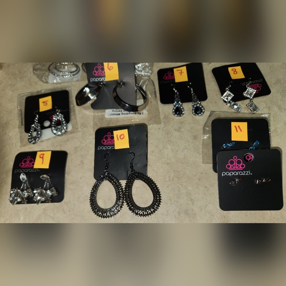 (11) PAPARAZZI EARRINGS BUNDLE, OR Per or Bundle ~ NEW - Picture 6 of 9